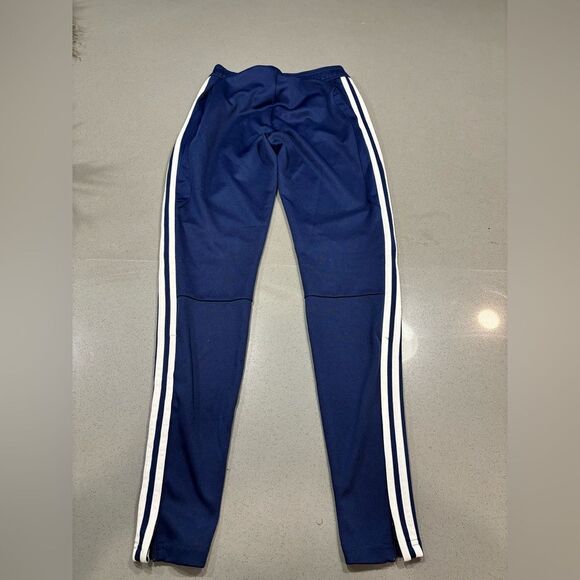Women’s Blue Adidas Slim Fit Soccer Track Pants Sweats Size XS Running Gym - Picture 2 of 4